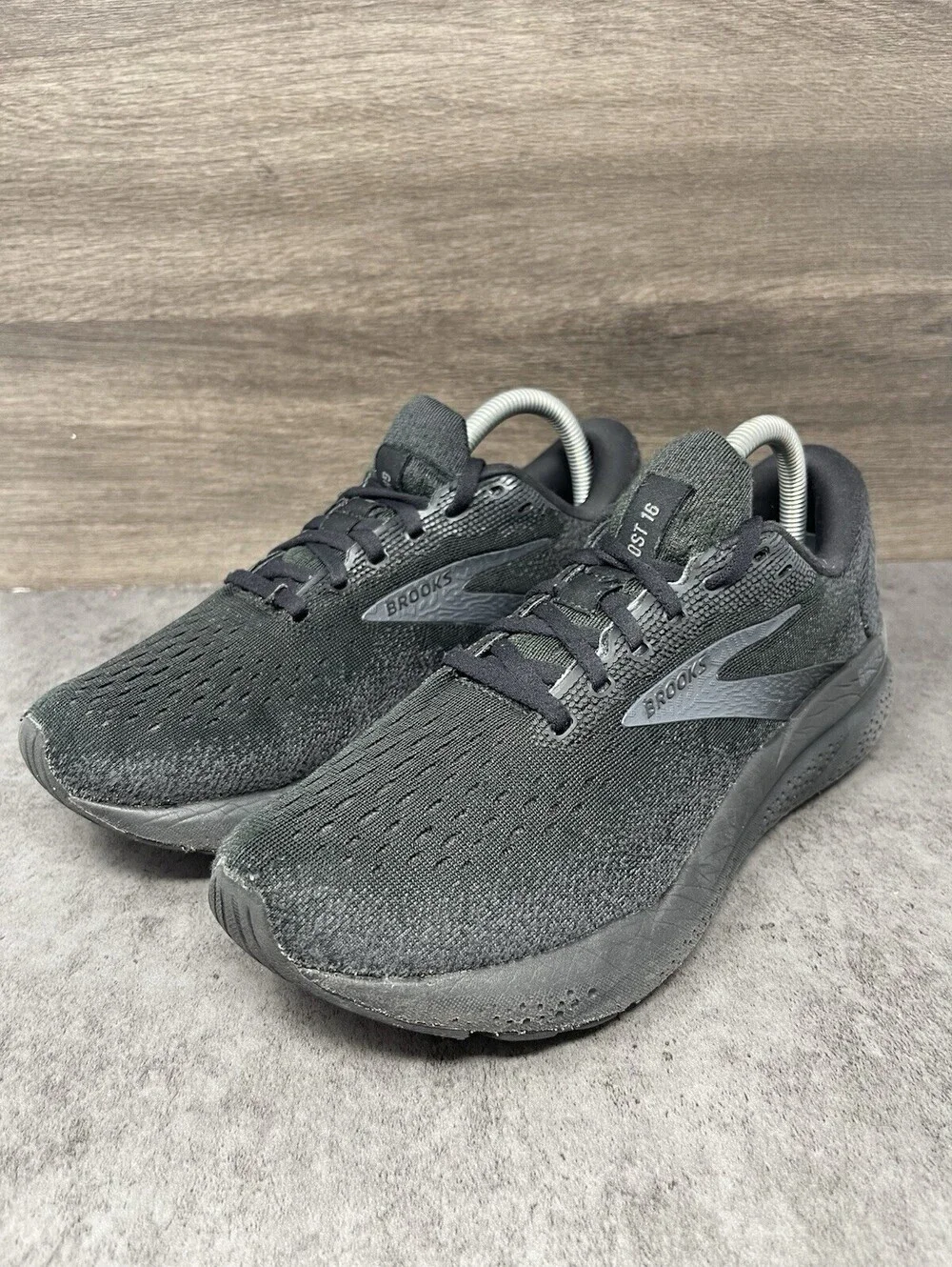 Brooks Ghost 16 Running Shoes Womens Size 9 Black Athletic Trainer